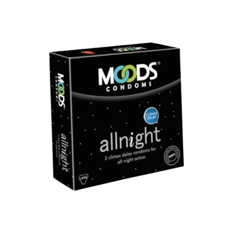 MOODS ALL NIGHT CONDOMS 3'S